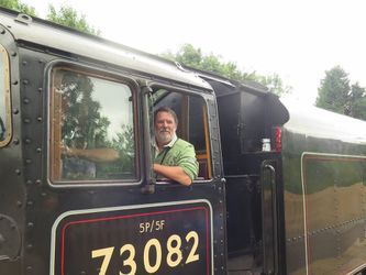 Someone from the Vale of Barkeley Railway, 25 June, 2017.