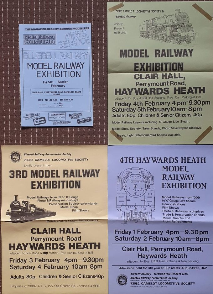 Publicity Posters from the Clair Hall Exhibitions.Image JULIAN HEINNEMAN